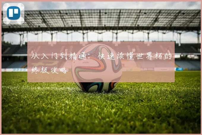 从入门到精通：快速读懂世界杯的终极攻略