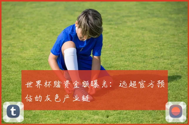 世界杯赌资金额曝光：远超官方预估的灰色产业链